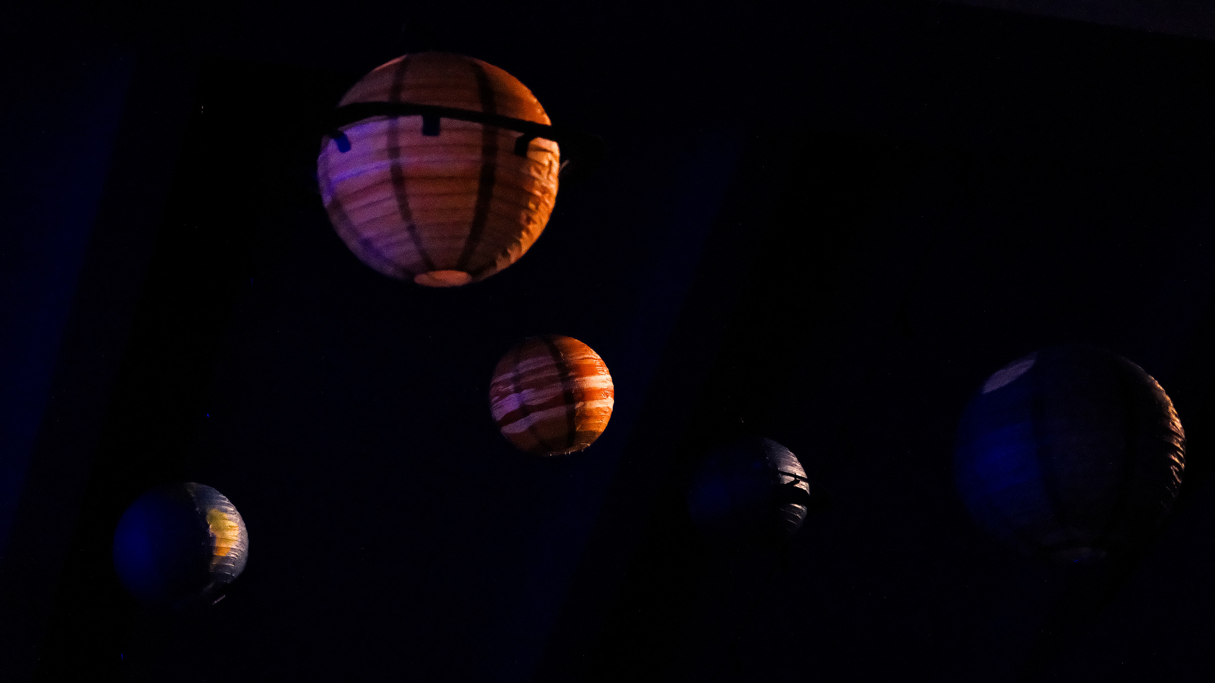 Paper lantern planets